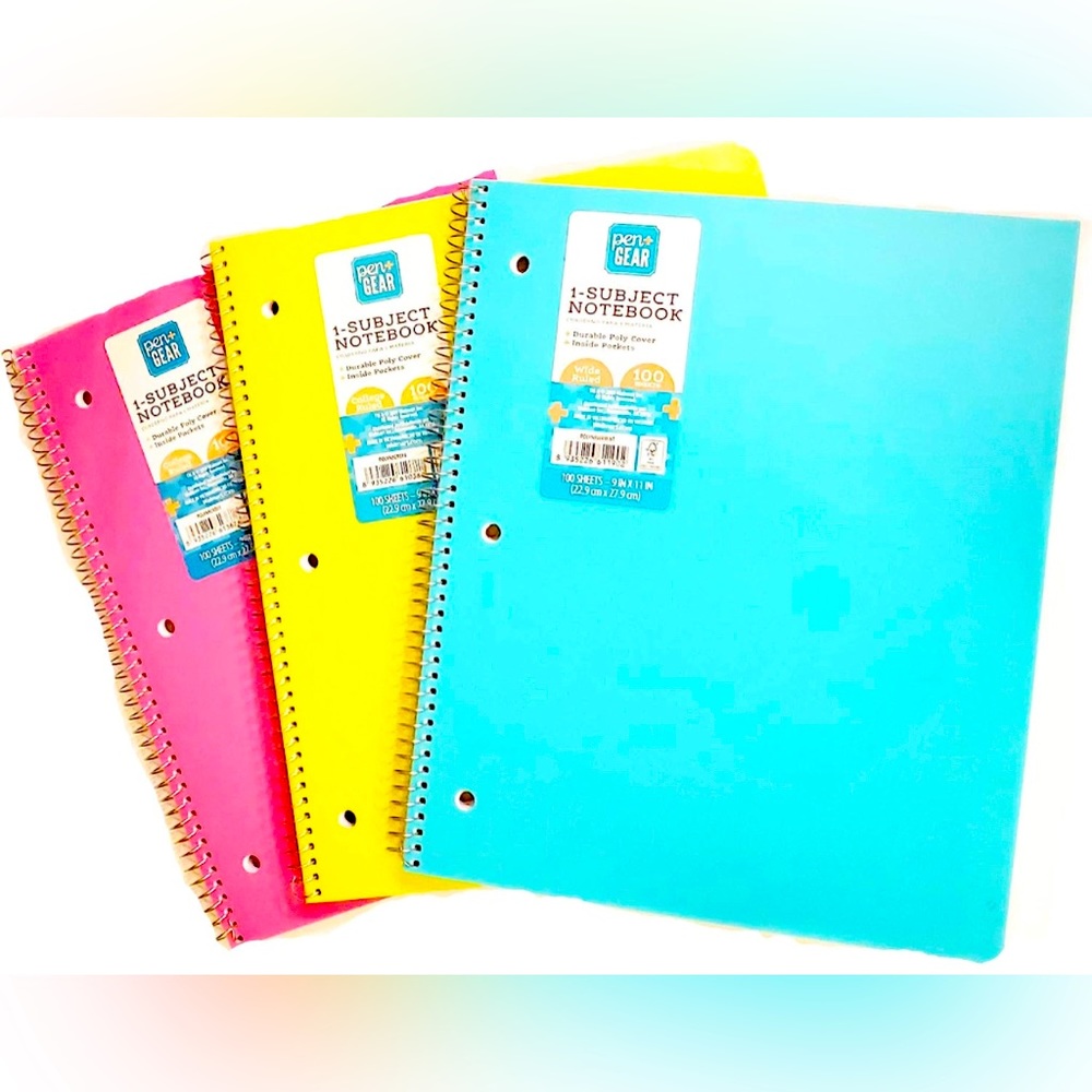 Pen + Gear 1 - Subject Spiral Notebook